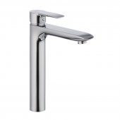 Смеситель для раковины Haiba COLUMBIA 001 высокий (HB0840) На фото Смеситель для раковины Haiba COLUMBIA 001 высокий (HB0840)