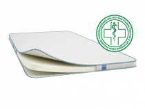 На фото Тонкий матрас-топпер Donson Slim Memo 80x190 см (469)