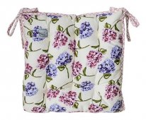 На фото Подушка для стула Прованс by Andre Tan 40x40 см Розовая клетка (.000184)