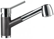 Кухонный смеситель Schock Pila Carbonium-90 черный (54112090) На фото Кухонный смеситель Schock Pila Carbonium-90 черный (54112090)