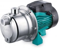 На фото Насос центробежный самовсасывающий Leo3.0 0.9кВт Hmax 48м Qmax 60л/мин нерж (775355)