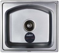 На фото Кухонная мойка Haiba 48x42 Decor декорированная (HB0528)