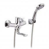 Смеситель для ванны MIXXUS PREMIUM PUSH Chr-009 (перекл. кнопкой) (MI1664) На фото Смеситель для ванны MIXXUS PREMIUM PUSH Chr-009 (перекл. кнопкой) (MI1664)