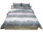 На фото Комплект постельного белья Руно 220х240 см 4шт Евро Серый (655.114Б_4065)