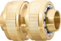 На фото Муфта PALISAD ремонтная для шланга, 3/4", латунная (66541)