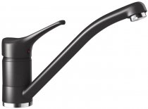 Кухонный смеситель Schock Leva Nero-13 черный (51100013) На фото Кухонный смеситель Schock Leva Nero-13 черный (51100013)