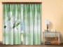 На фото Штора Love you Элегия Полиэстер 150х270 см 2шт Зеленое