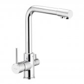 Смеситель для кухни с выходом для питьевой воды IBERGRIF M22109 (IB0074) На фото Смеситель для кухни с выходом для питьевой воды IBERGRIF M22109 (IB0074)