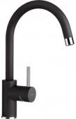 Смеситель для кухни Schock Plutos Nero-13 черный (58900013) На фото Смеситель для кухни Schock Plutos Nero-13 черный (58900013)