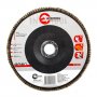 На фото Диск шлифовальный лепестковый Intertool 180*22мм, зерно K36 (BT-0223)