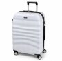 На фото Чемодан на колесах Gabol Wrinkle (L) White (924693)