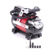На фото Компрессор автомобильный Intertool 12В один цилиндр 30мм (AC-0002)