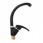 Смеситель для кухни Haiba Mars 011 BLACK (HB0748) На фото Смеситель для кухни Haiba Mars 011 BLACK (HB0748)