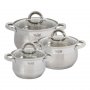 На фото Набор кастрюль Krauff LICHT 6 предметов (88-222-003)