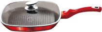Сковорода-гриль Berlinger Haus Burgundy Metallic Line 28 см BH-1613N На фото Сковорода-гриль Berlinger Haus Burgundy Metallic Line 28 см BH-1613N