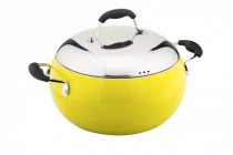 На фото Кастрюля Granchio MelaVerde сollection 22 см / 5.0 л (88076)