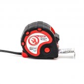 На фото Рулетка Intertool стальная с фиксатором 8м*25мм (MT-0608)