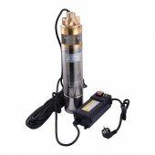 На фото Насос скважинный вихревой OPTIMA 4SKm150 1,1кВт + кабель 15м и пульт