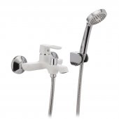 Смеситель для ванны MIXXUS PREMIUM TIGER 009 белый (MI0571) На фото Смеситель для ванны MIXXUS PREMIUM TIGER 009 белый (MI0571)