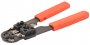 На фото Клещи для обжима штекеров Mastertool RJ45 195 мм (75-2242)