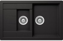 На фото Мойка для кухни Schock Aster D150 S Nero-13 (31076013)