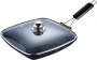 Сковорода-гриль с крышкой Wellberg 28 х 28 см (WB-2321) На фото Сковорода-гриль с крышкой Wellberg 28 х 28 см (WB-2321)