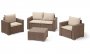 На фото Комплект садовой мебели Allibert California 2 Set (3253929127014)