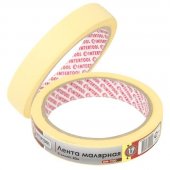 На фото Лента малярная Intertool 19мм, 20м, желтая (DM-1920)