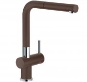 Кухонный смеситель Franke Active Plus Doc с выносным шлангом фрагранит шоколад (115.0373.887) На фото Кухонный смеситель Franke Active Plus Doc с выносным шлангом фрагранит шоколад (115.0373.887)