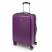 На фото Чемодан на колесах Gabol Quartz (M) Plum (924913)