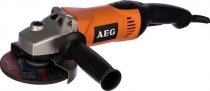 На фото Болгарка AEG 1520 Вт, 125 мм, 2600-11000 об/мин в кейсе (WS15-125SXE)