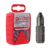 На фото Комплект отверточных бит Intertool PH2 1/4"*25мм 25шт (VT-5946)