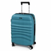 На фото Чемодан на колесах Gabol Wrinkle (M) Turquesa (924688)