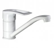 Смеситель для кухни Haiba Hansberg 004-15 СМ WHITE (HB0189) На фото Смеситель для кухни Haiba Hansberg 004-15 СМ WHITE (HB0189)