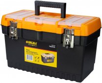 На фото Ящик для инструмента Sigma 413×212×244 мм c металлическими замками (7403541)