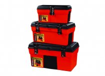 На фото Комплект ящиков Mastertool 3шт 13", 16", 19" металлические замки (79-2002)