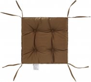 На фото Подушка на стул DOTINEM COLOR капучино 40х40 (борт 5см)  (213109-7)