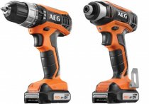 На фото Гайковерт ударный BSS12G3 + Шуруповерт ударная BSB12G3 AEG 2 Li-Ion 12 В в кейсе (JP12HLI-202B)