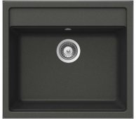 На фото Кухонная мойка Schock Mono N100 Carbonium-90 (53026090)