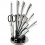На фото Набор ножей Royalty Line на подставке 8 предметов (RL-KSS600)