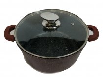 На фото Кастрюля Zurrichberg 24х11 см (ZBP-7094 Burgundy)