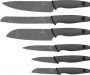 На фото Набор ножей Berlinger Haus Granit Diamond Line 6 предметов (BH-2115)
