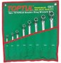 На фото Набор накидных ключей Toptul 6-22 мм (угол 75°) 8 шт (GAAA0810)