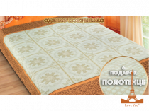 На фото Покрывало-одеяло Love you Марта 230х250 см Белое