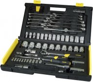 На фото Набор головок торцевых Stanley 1/4", 1/2" с инструментами, 75 шт (1-94-660)