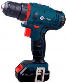 На фото Дрель-шуруповерт аккумуляторный Сталь Ш 1215 БЛ 12 В Li-Ion (60119)