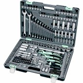 На фото Набор инструментов STELS 1/4" 3/8" 1/2" Cr-V S2 усиленный кейс 216 предметов (14115)