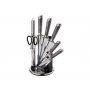 На фото Набор ножей Zillinger на подставке 8 предметов (ZL-845)