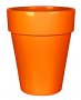 На фото Горшок для цветов Time Eco глина 26 см оранжевый (8712799486157ORANGE)