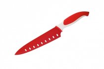 На фото Кухонный нож Granchio Coltello поварской 203 мм Red (88666)